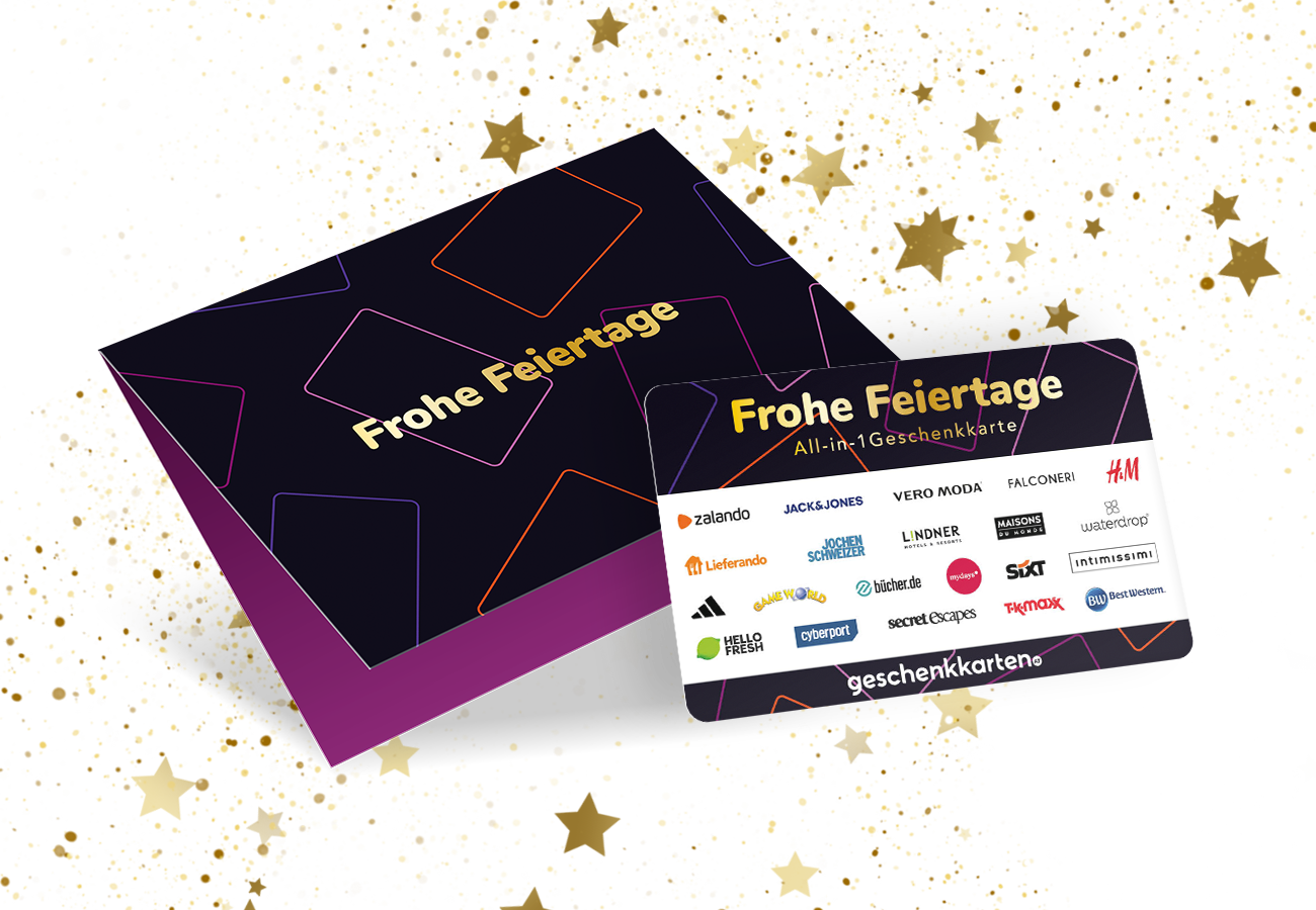 Schau dir die All-in-1 Geschenkkarte an